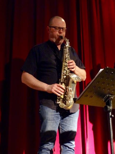 Lieven Cambré speelt sax