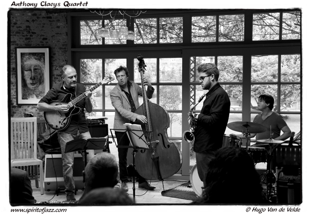 Anthony Claeys 4tet live in De Goudvis bij Jazzathome 2017