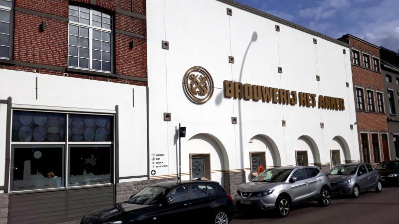 zijgevel brasserie van Brouwerij Het Anker