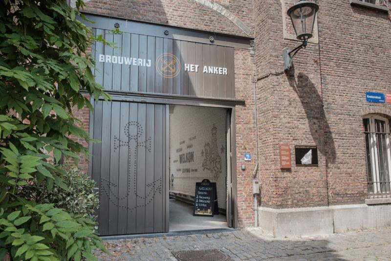 ingang Brouwerij Het Anker langs de Krankenstraat